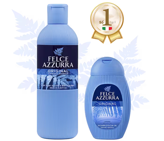 Sữa tắm hương nước hoa Felce Azzurra cổ điển 650ml