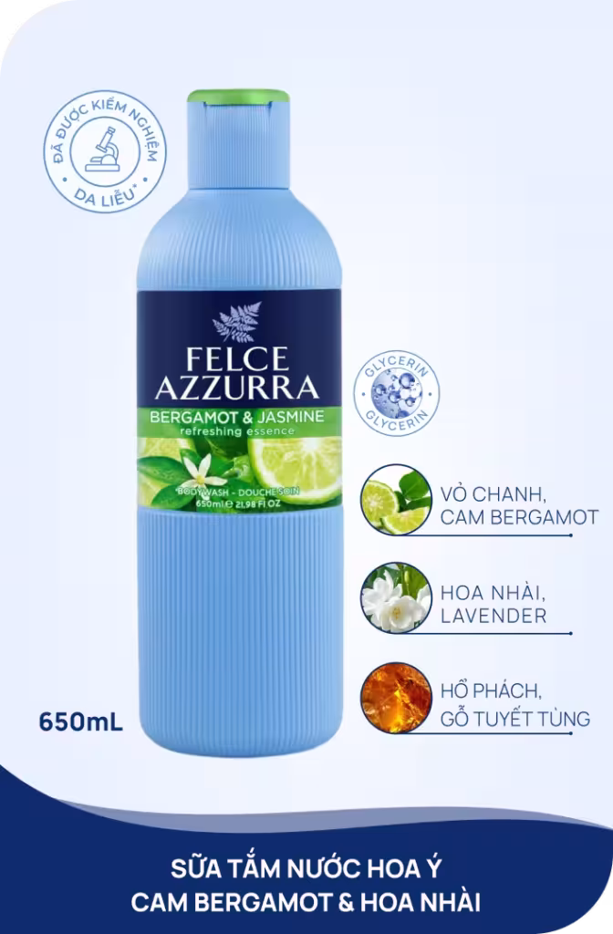 Sữa tắm Bergamot 650