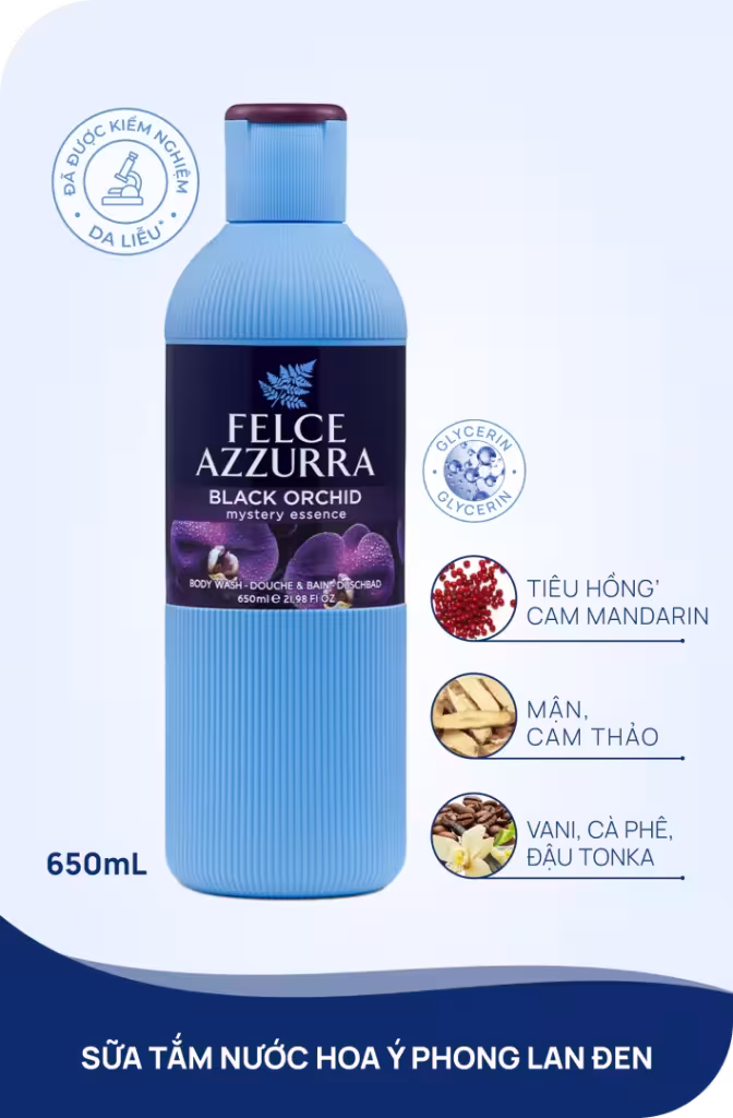 Sữa tắm Phong lan đen 650