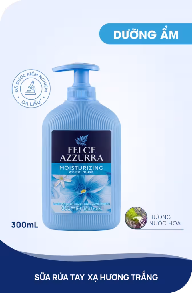 Nước rửa tay xạ hương trắng