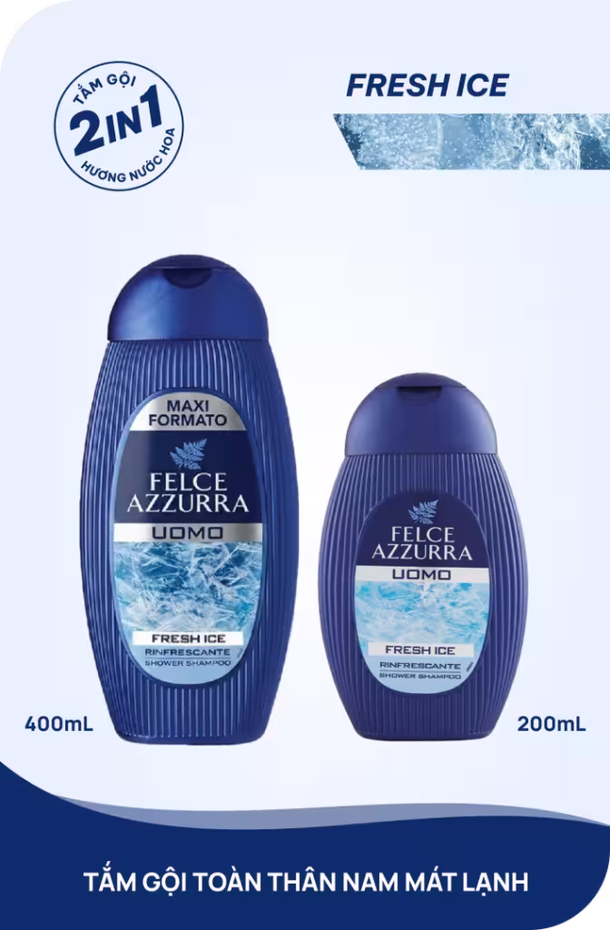 Tắm gội nam 2in1 mát lạnh
