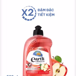 Nước rửa chén đậm đặc thuần chay hương táo